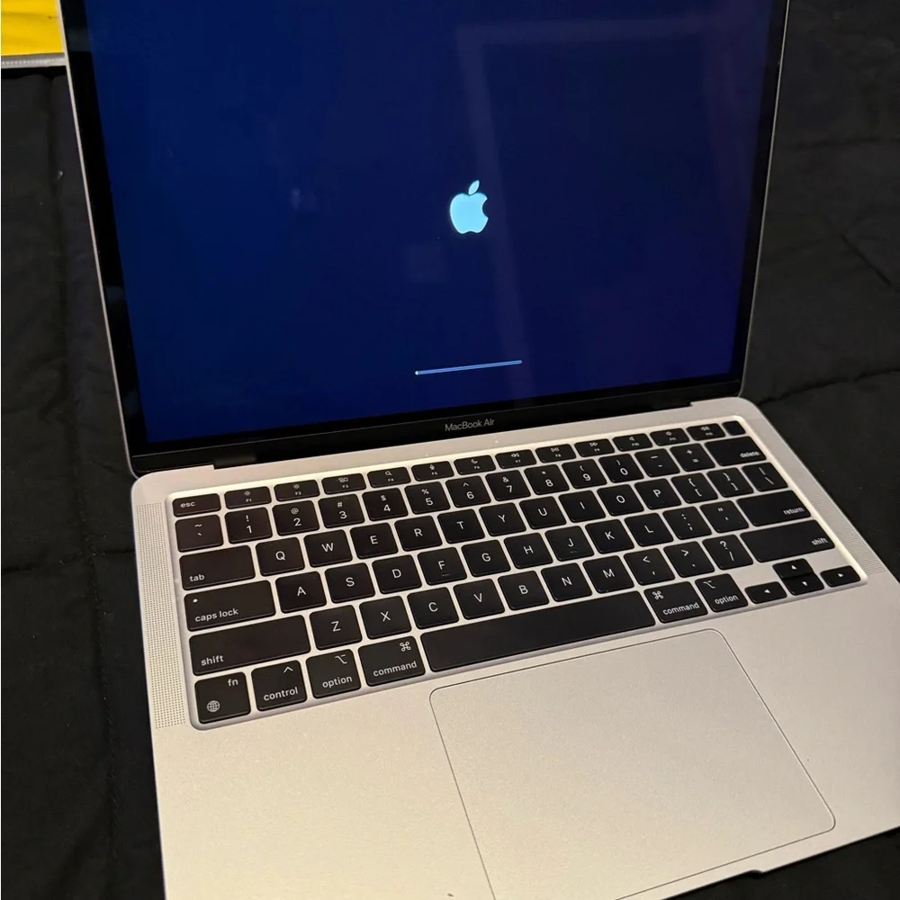 Silver Laptop with Black Keyboard